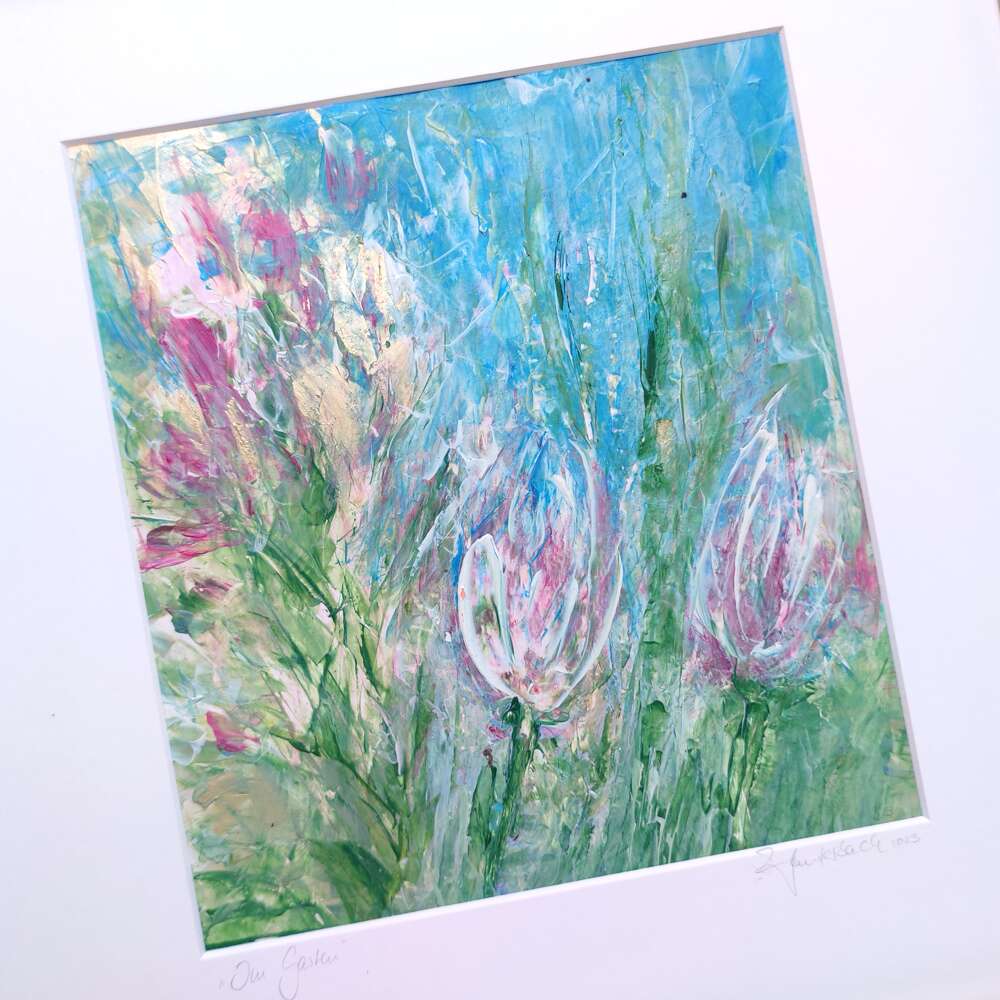 Gemälde „Im Garten" – Bild 3
