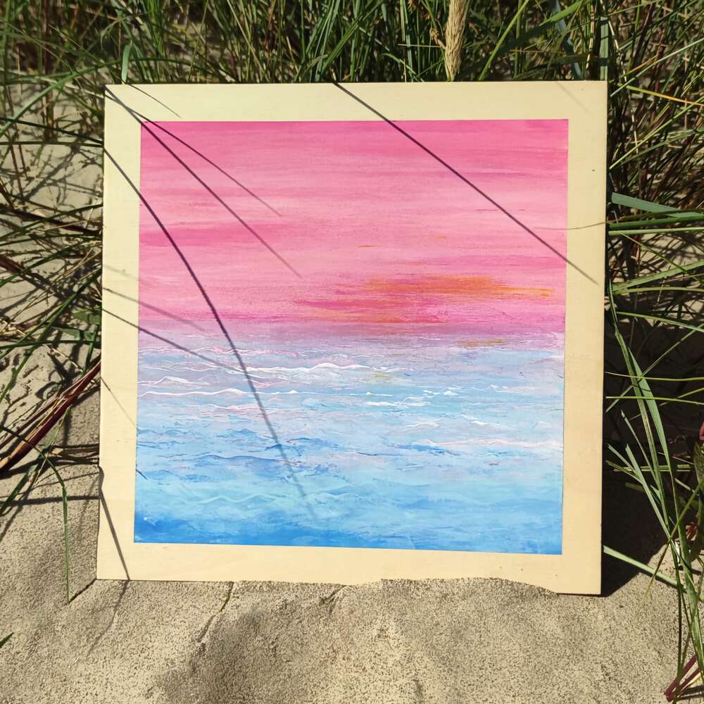 Gemälde „Tanz der Farben" – Bild 2